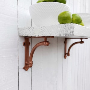 Medium Iron Brackets, Shelving Brackets, Shelf Decor Set Of 2
