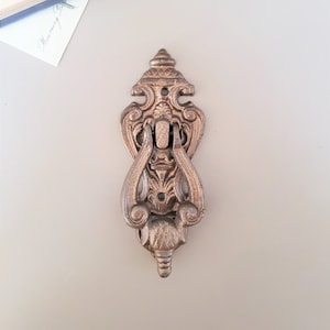 Petite Iron Door Knocker, Garden Door Decor, New Home Decor, Metal Door Decor, Home Decor