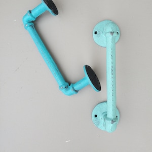Extra Large Industrial Pipe Handle, Pull Handle, Utility Hardware, Industrial Décor, Farmhouse Decor, Pipe Handle
