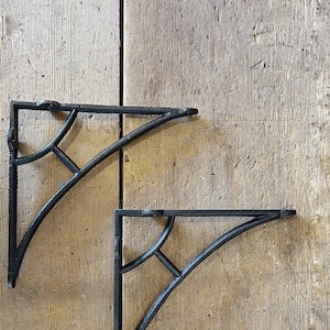 Modern Iron Brackets, Shelving Brackets, Shelf ,Set of 2, Modern Farmhouse