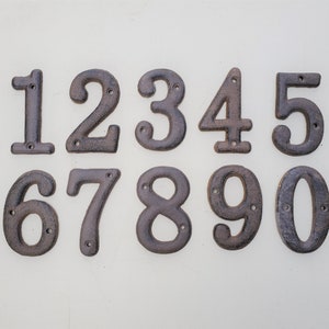 Metal Numbers BUNDLE for DIY Clock (4.5 tall)