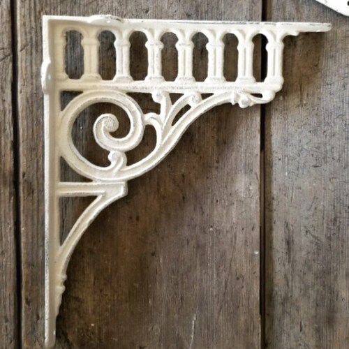 Large Iron Brackets Shelving Brackets Shelf Decor Set of 2 Etsy