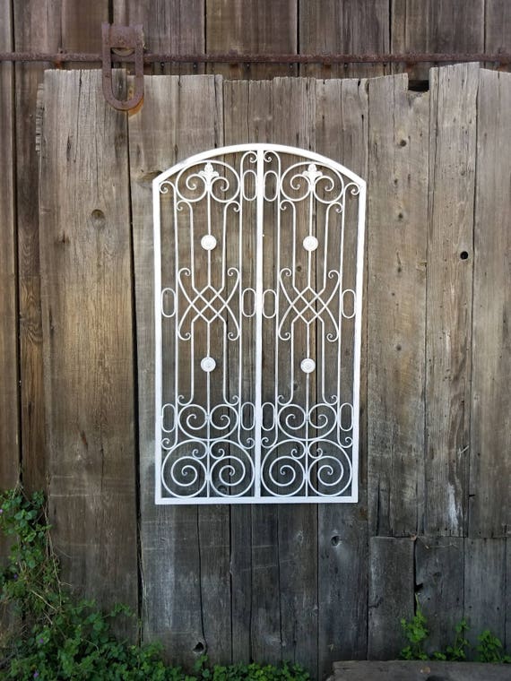 Large Metal Wall Decor Gate Wall Decor Metal Wall Art Home Etsy