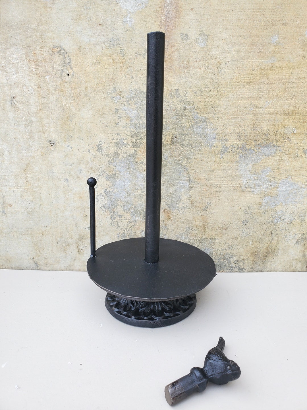 Pedestal Bird Towel Holder, Paper Towel Holder, Farmhouse, Rustic