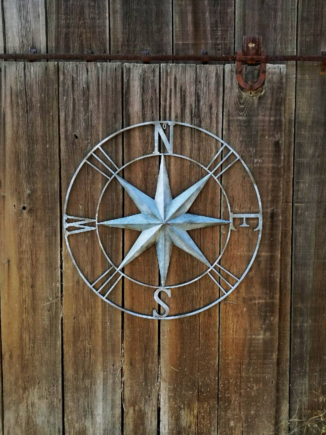 Metal Compass Wall Art, Metal Wall Decor, Metal Wall Art, Nautical