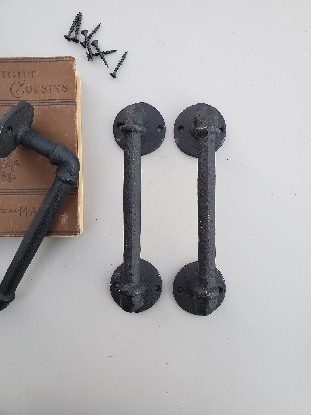 Extra Large Industrial Pipe Handle, Pull Handle, Utility Hardware