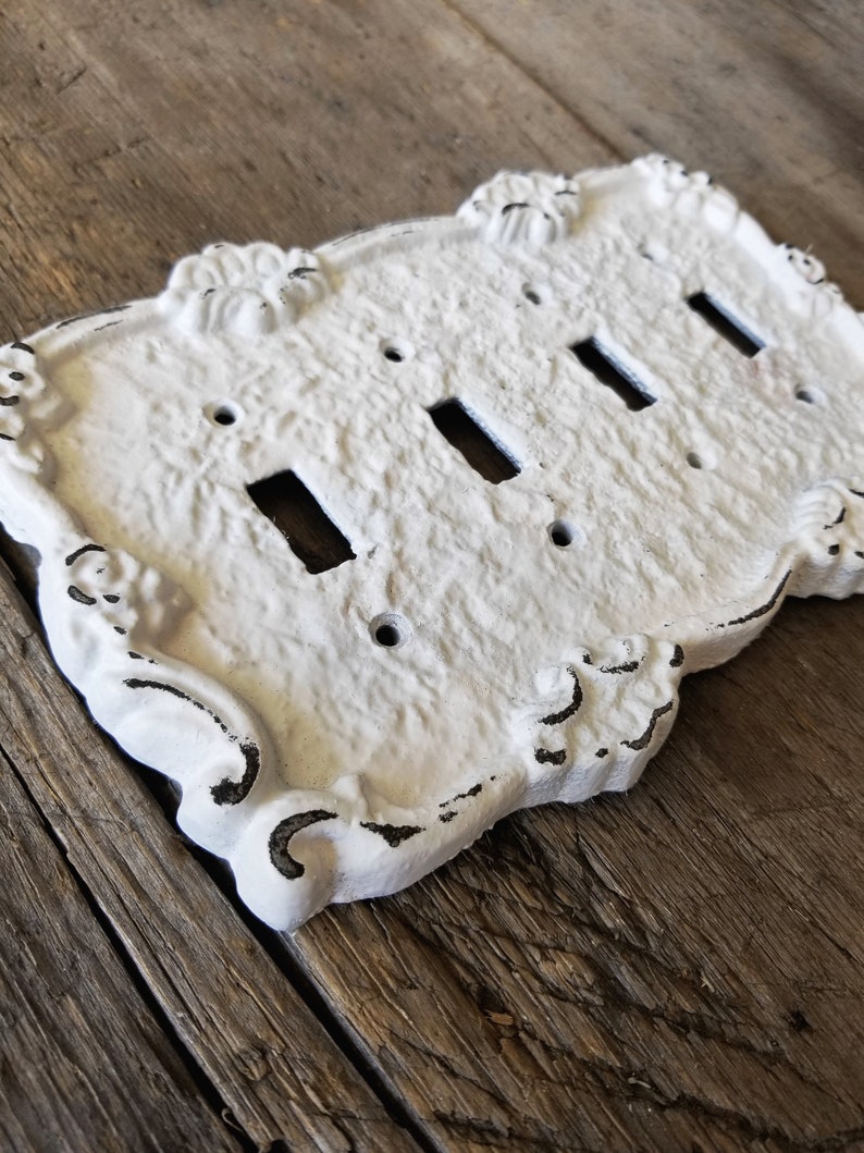 Shabby Chic Switch Plate Covers Light Switchplates Light Etsy