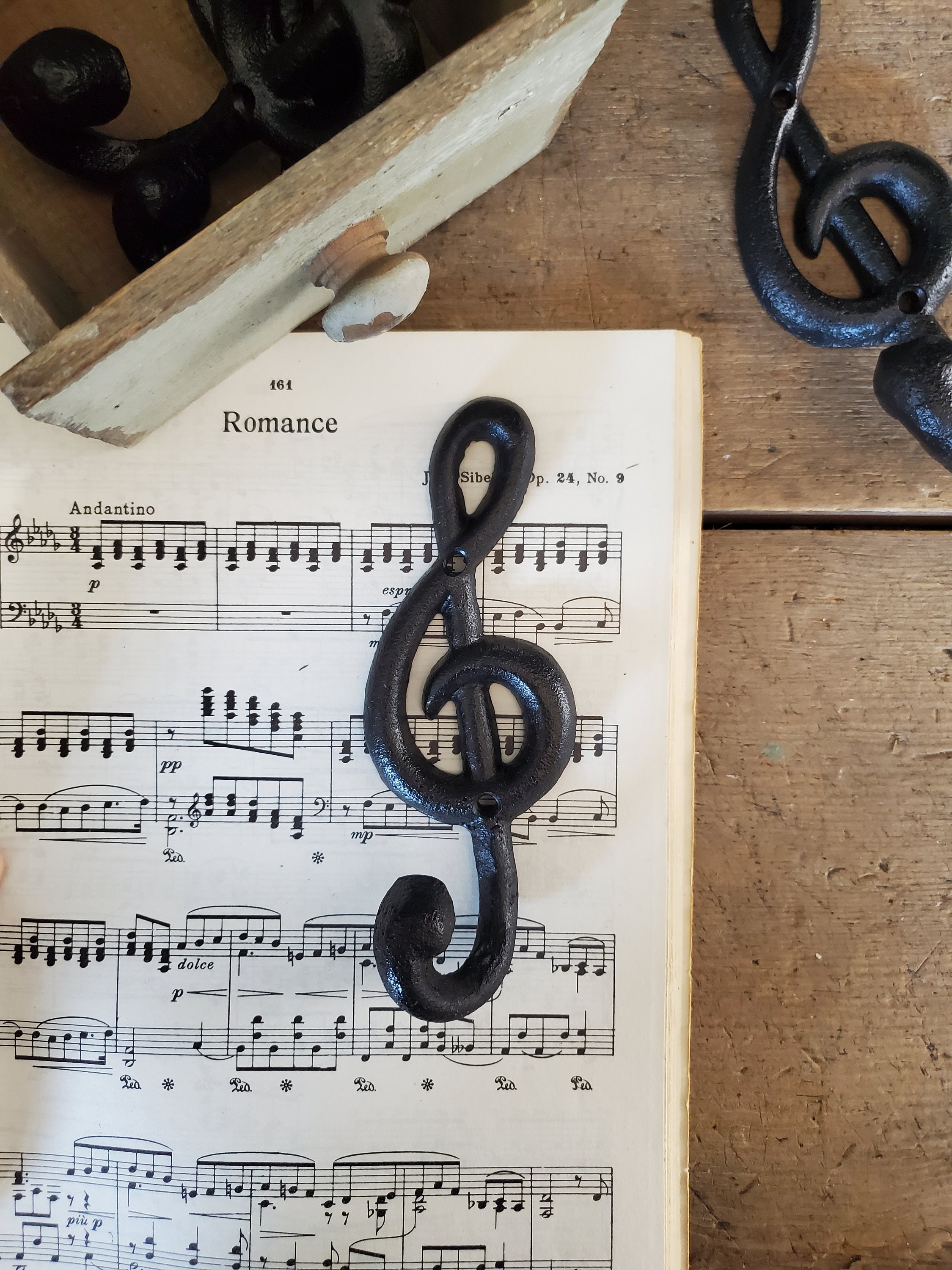 Music Note Hook Music Wall Hook Wall Hook Metal Wall Decor Etsy