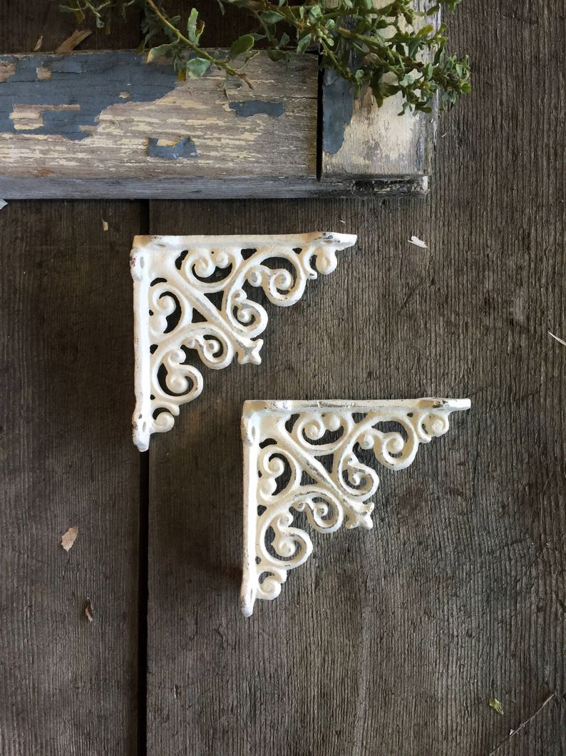 Small Iron Brackets Shelving Brackets Kitchen Shelf Open Etsy