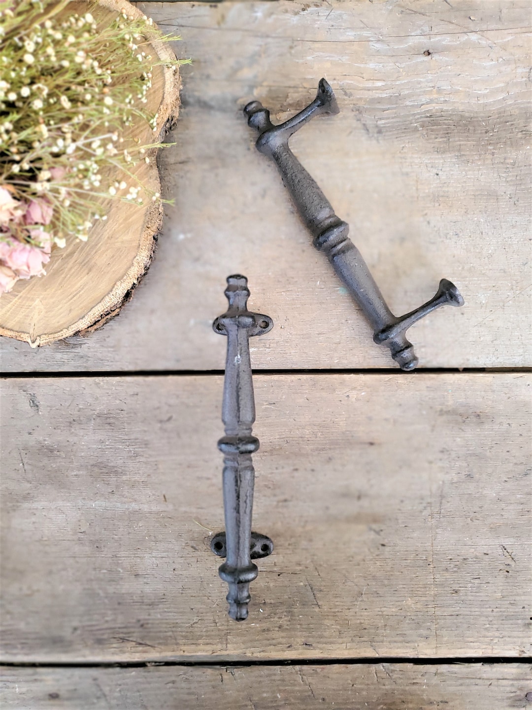 French Industrial Handle, Pull Handle, Utility Hardware, Industrial ...