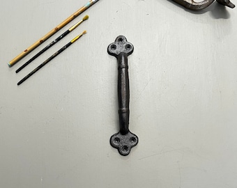 Manijas de granero de hierro, manija de puerta, perillas y tiradores, manija de puerta