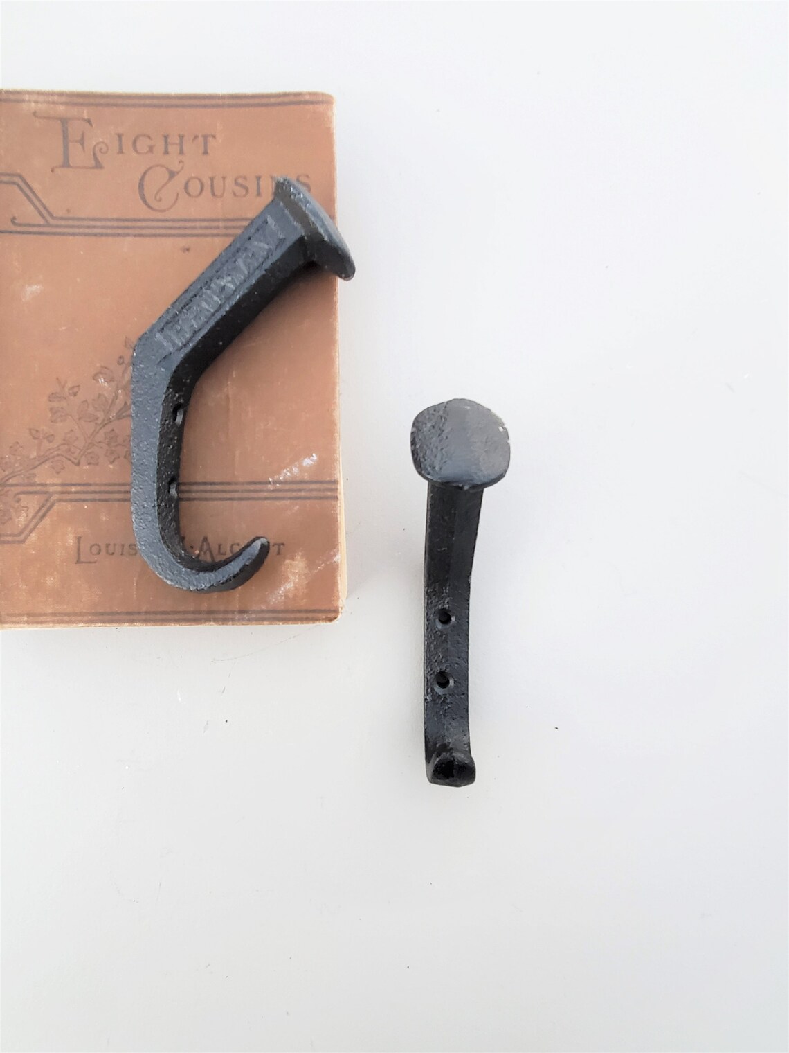 Railroad Tie Hook Classic Nail Hooks Small Wall Hooks Etsy UK