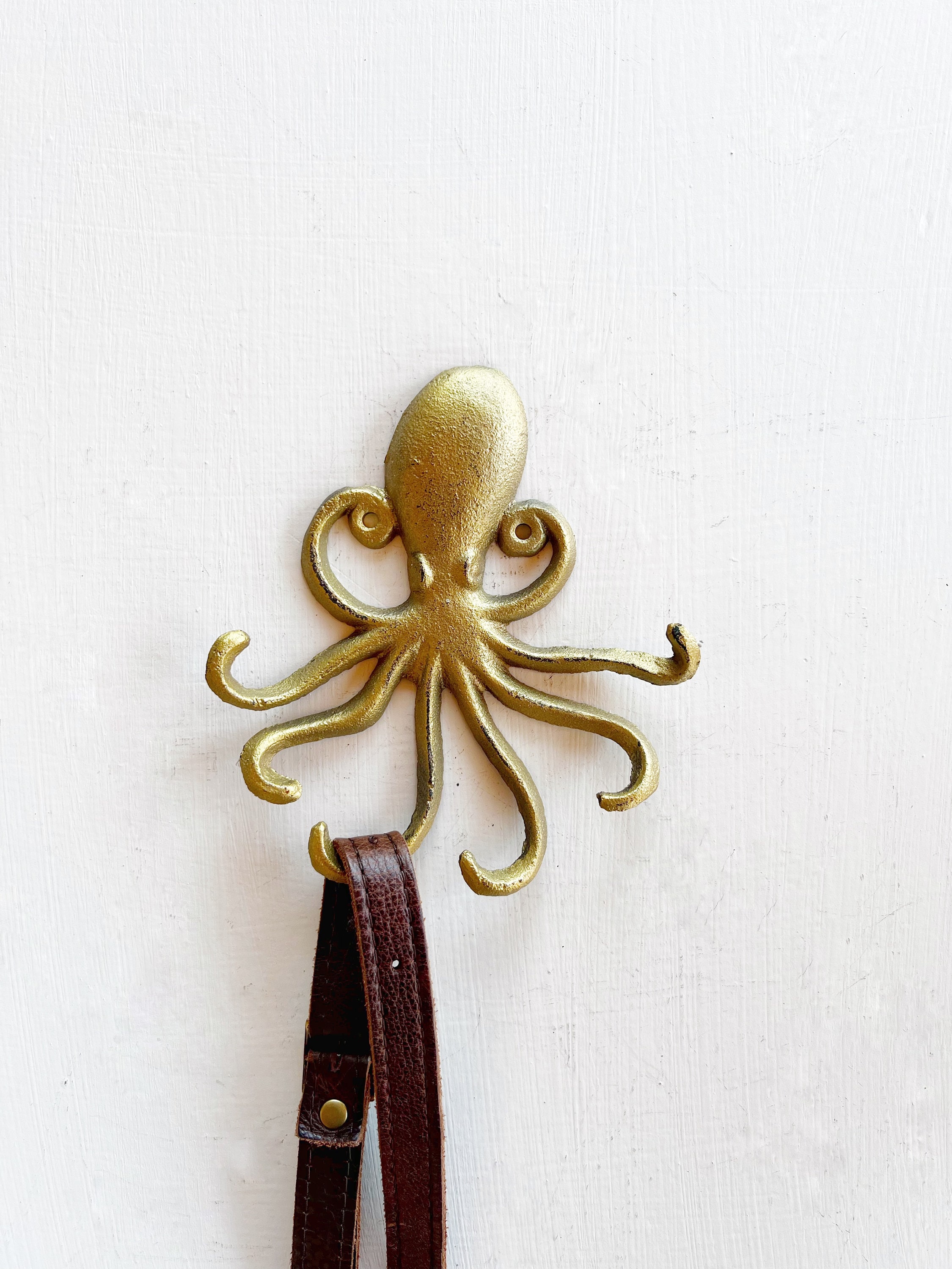 Octopus Hook, Small Wall Hooks, Nautical Hooks, Vintage Style Coat Hooks,  Ocean Themed, Bathroom Hooks, Coat Hooks 