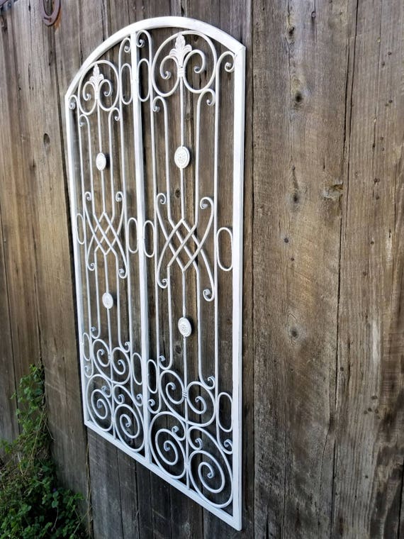 Large Metal Wall Decor Gate Wall Decor Metal Wall Art Home Etsy