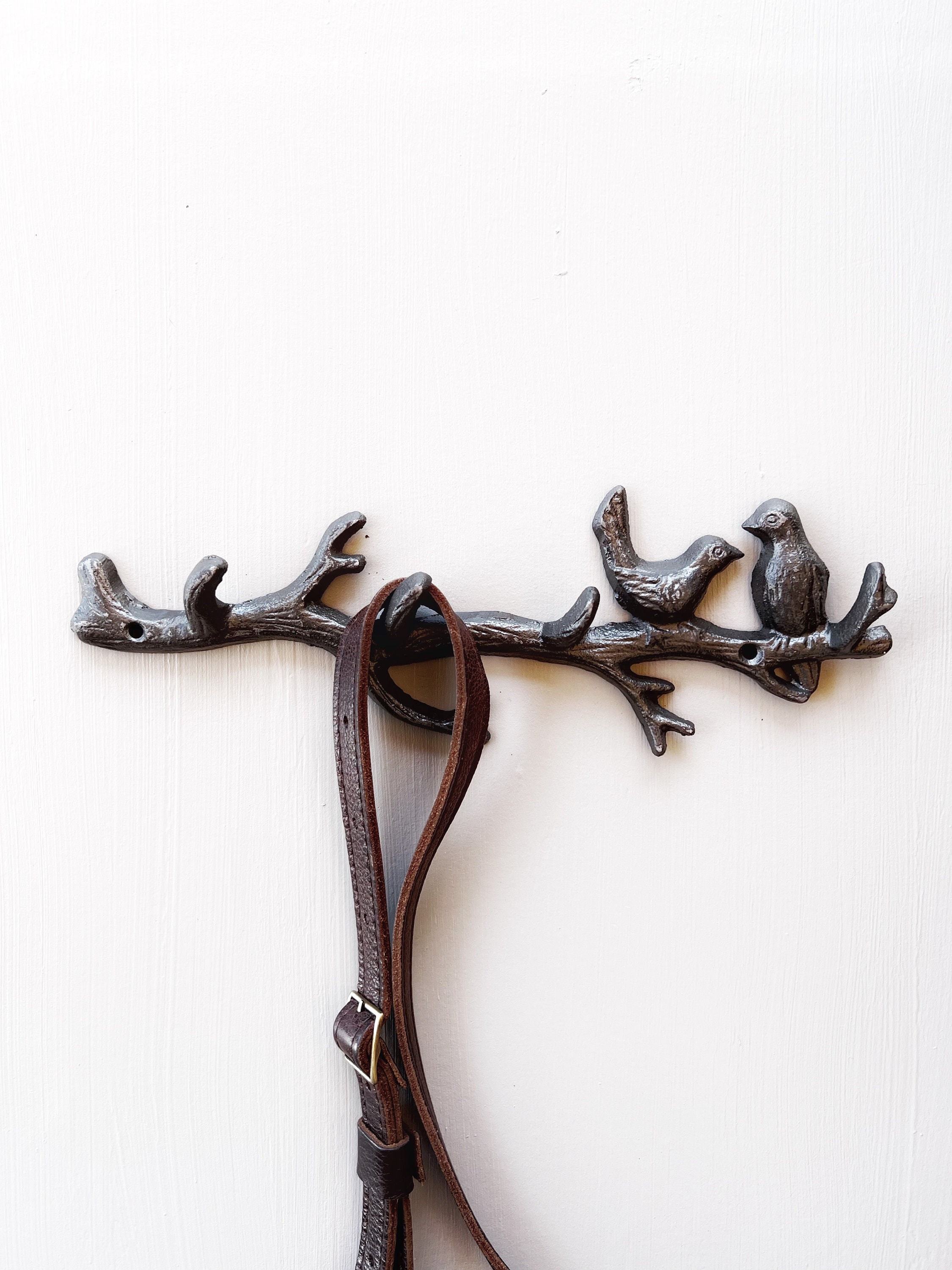 Bird on a Branch Hook, Wall Hooks, Bird Hooks, Vintage Style Coat Hooks, Bathroom Hooks, Coat Hooks