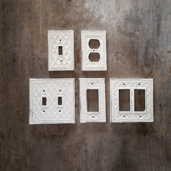 Great savings & free delivery / collection on many items. shabby chic switch plate covers light switchplates light switch covers 4 switch plate cover quad plate duplex outlet double rocker