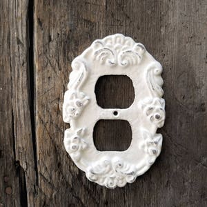 Single Outlet Cover, Outlet switch cover, Metal Home Decor, Switch Plates Duplex