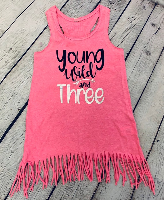 young wild and three dress