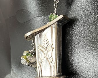 Exquisite Bird House Necklace - Unique styling and Handcrafted with love