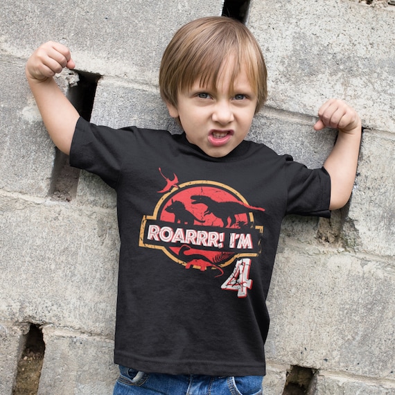 Kids I'm Four Hear Me Roar 4th Birthday Dinosaur Shirts Boy Kids I'm Four Hear Me Roar 4th Birthday Dinosaur Shirts Boy