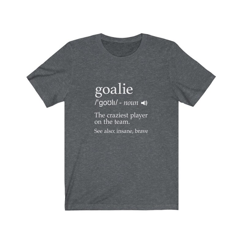 Soccer Shirt Goalie Definition Shirt Soccer Player Soccer Etsy