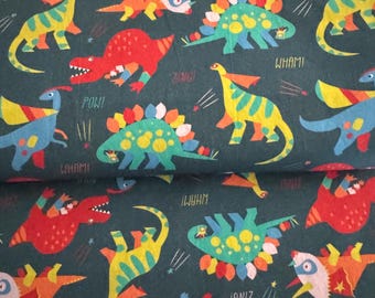 Super Dinos - Fabric by the Yard