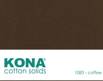 Kona Cotton Solid Fabric in Coffee