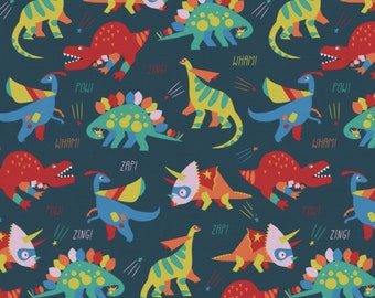 Super Dinos - Fabric by the Yard