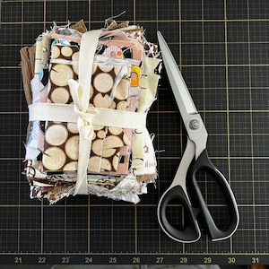 Brown Fabric Scrap Bundle No. 3 - 10.3 oz.
