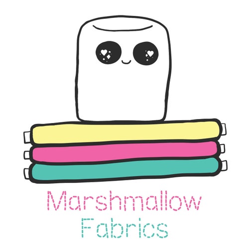 Hello My Friend Oxford Fabric by Push Pin - Kokka Fabric - Out of