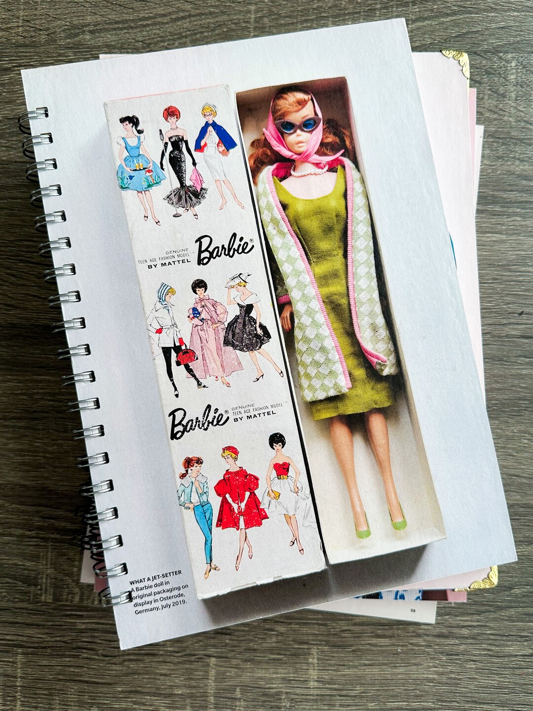 Handmade Barbie Notebooks Vintage Barbie Perfect Gift for - Etsy