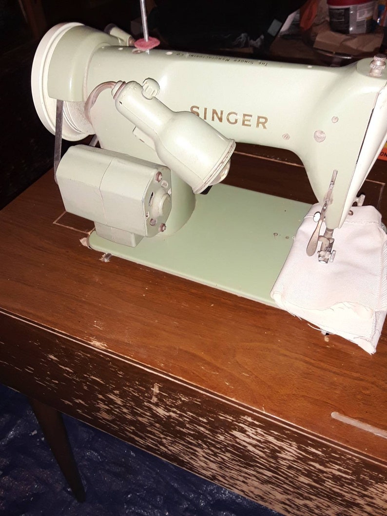 Upcycled 1962 Singer Sewing Machine with Original Sewing Kits | Etsy