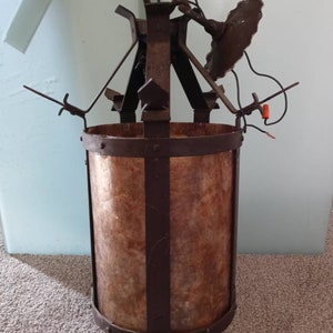 Originele antieke hangende kroonluchterlamp