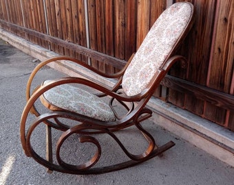 Antique Thonet Bentwood Rocking Chair