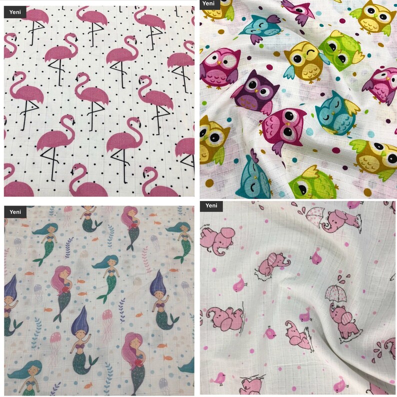 Pink Flamingo Muslin Swaddle Car Seat Canopy Cover for Girl Etsy