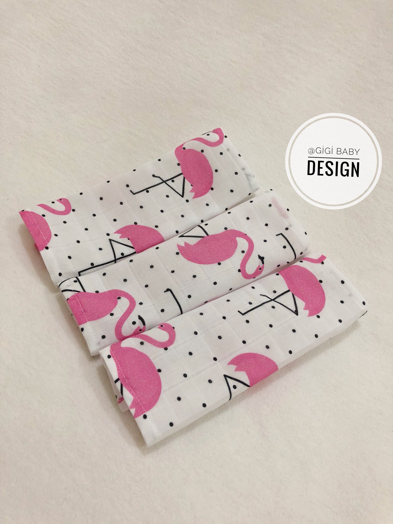 Pink Flamingo Muslin Swaddle Car Seat Canopy Cover for Girl Etsy