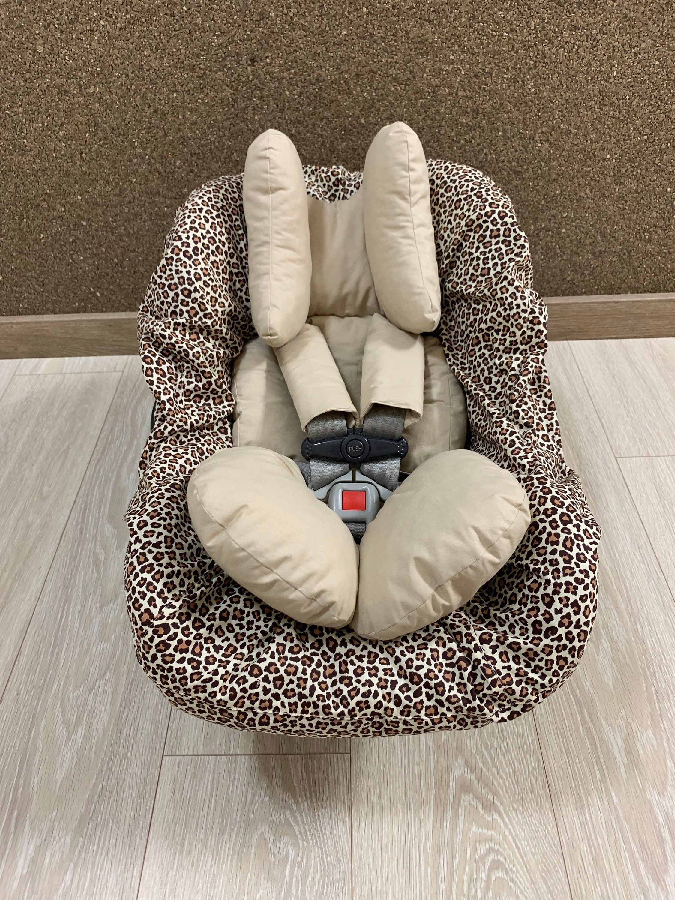 Cheetah print car seat covers for babies cheap