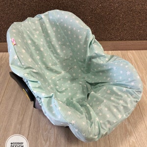 ミントスター付き女の子と男の子の赤ちゃん用カーシートライナー/プロテクター