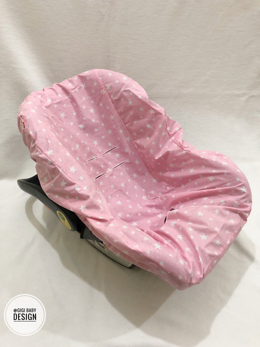 Car Seat Liner for Baby Girl and Boy in Pink Star Etsy