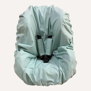 Mint Toddler Car Seat Liner | Breathable Waterproof Cover | Optional Strap Covers | Carseat Protector Cover