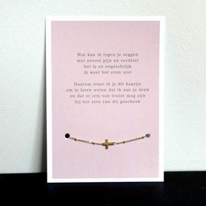 Kaart met armbandje