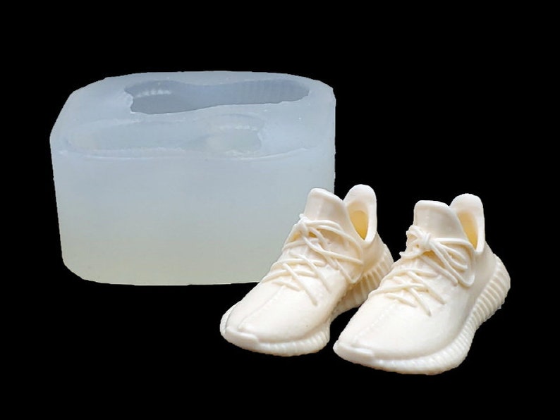 Sneakers Yeezy Silicone Mold Mould Sugarcraft Candle Soap Etsy
