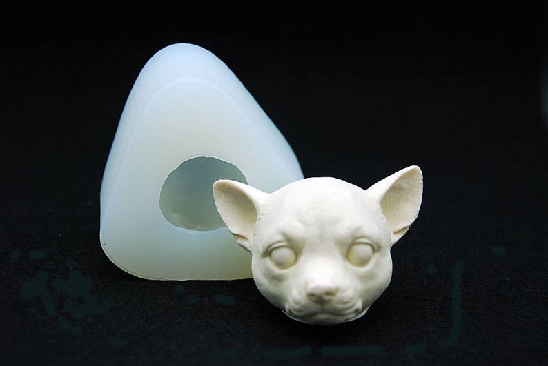 Dog face#3 Silicone Mold Mould Sugarcraft Candle Soap Chocolate Polymer Clay Melting Wax Resin Tools Ornament Handmade
