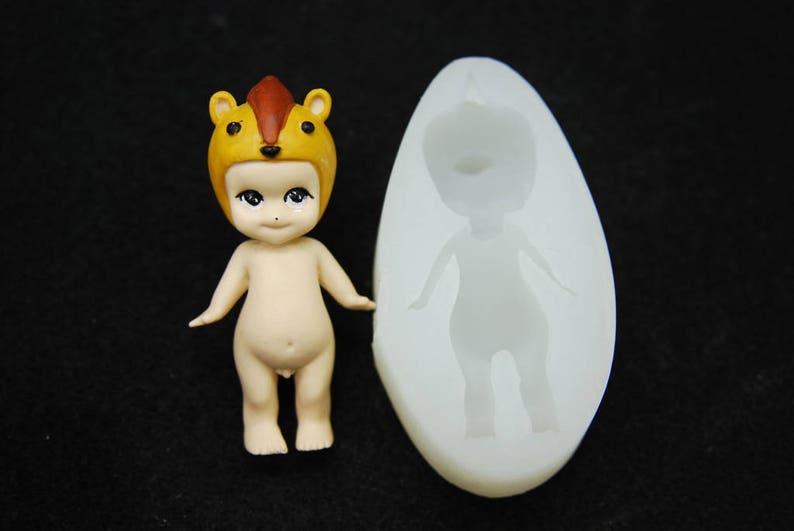Silicone Mold Mould Sugarcraft Candle Soap Chocolate Polymer Clay Melting Wax Resin Tools Ornament Handmade Baby Angel #5