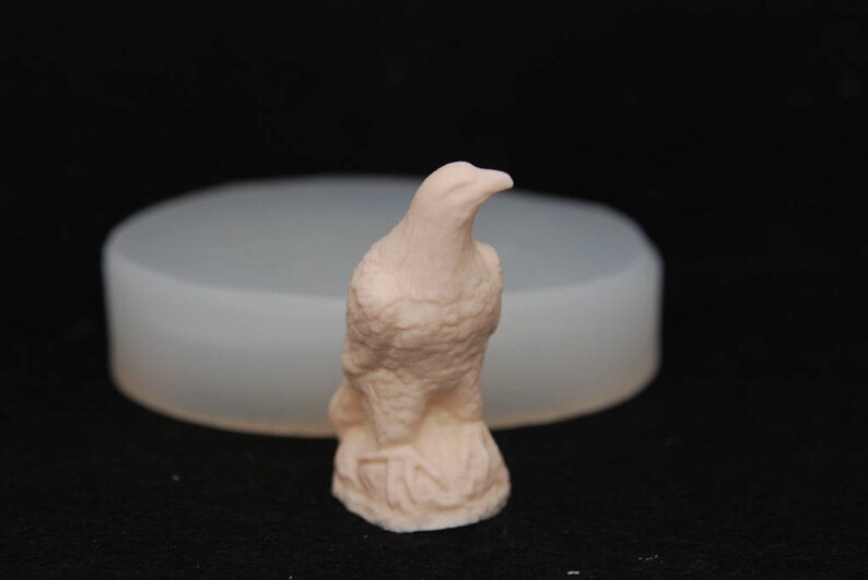 3D Eagle, Silicone Mold Mould Sugarcraft Candle Soap Chocolate Polymer