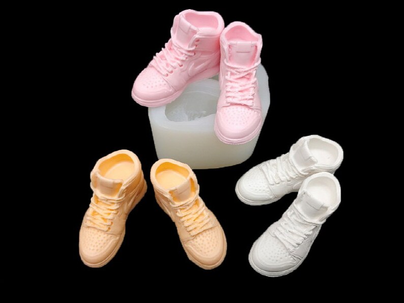 Sneakers Air Large Silicone Mold Mould Sugarcraft Candle Etsy