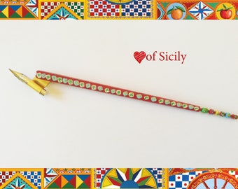 Calligraphy pen Heart of Sicily made in italy