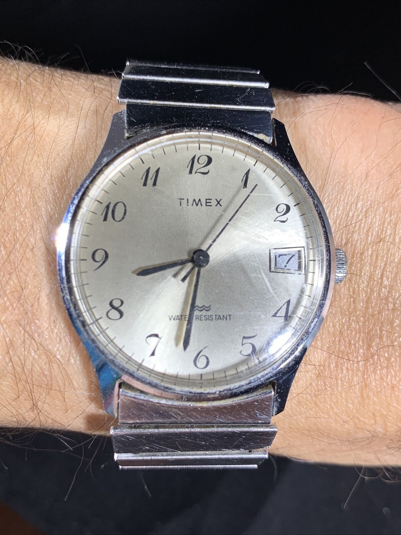 Mens Timex Wind Up Watch Mouvement de GrandeBretagne Etsy