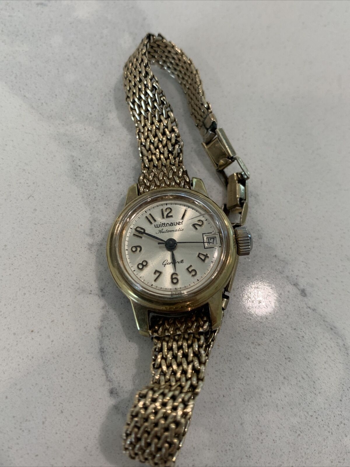 Vintage Wittnauer Geneve Ladies Automatic Watch 20mm Case Etsy