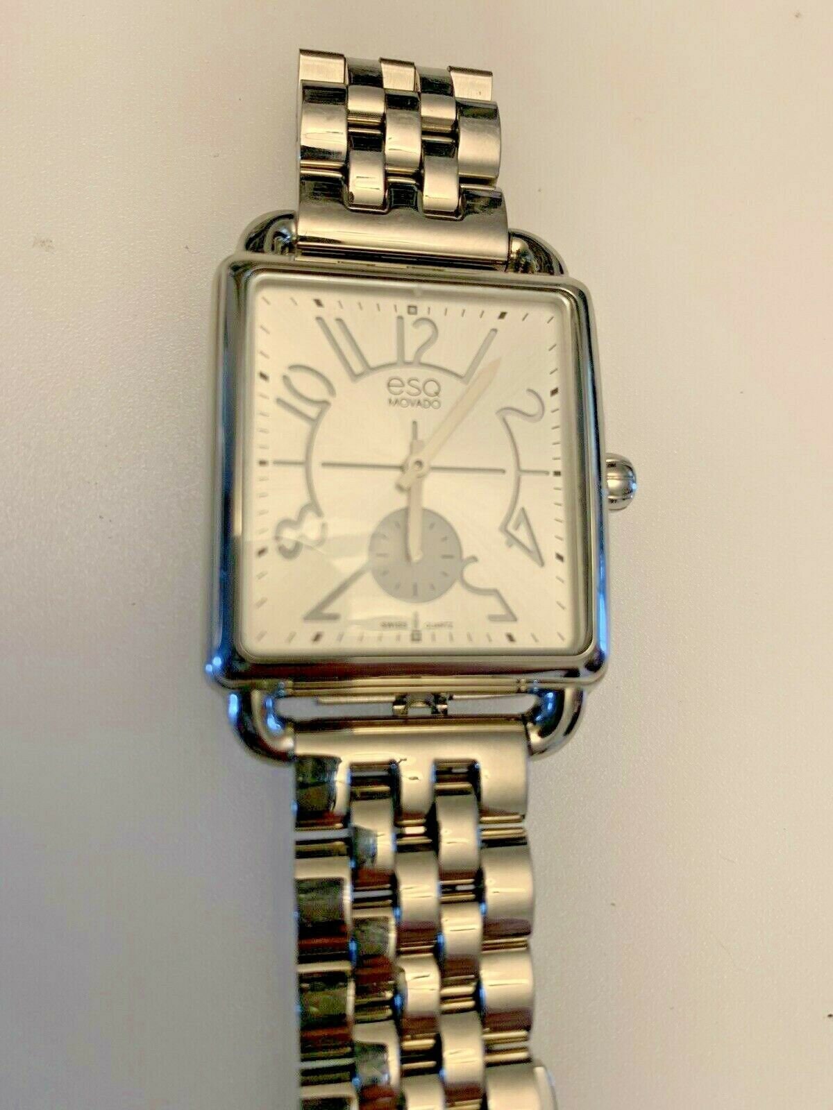 Cool Movado ESQ Women's Silver Tone 